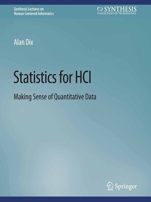 cover image of Statistics for HCI